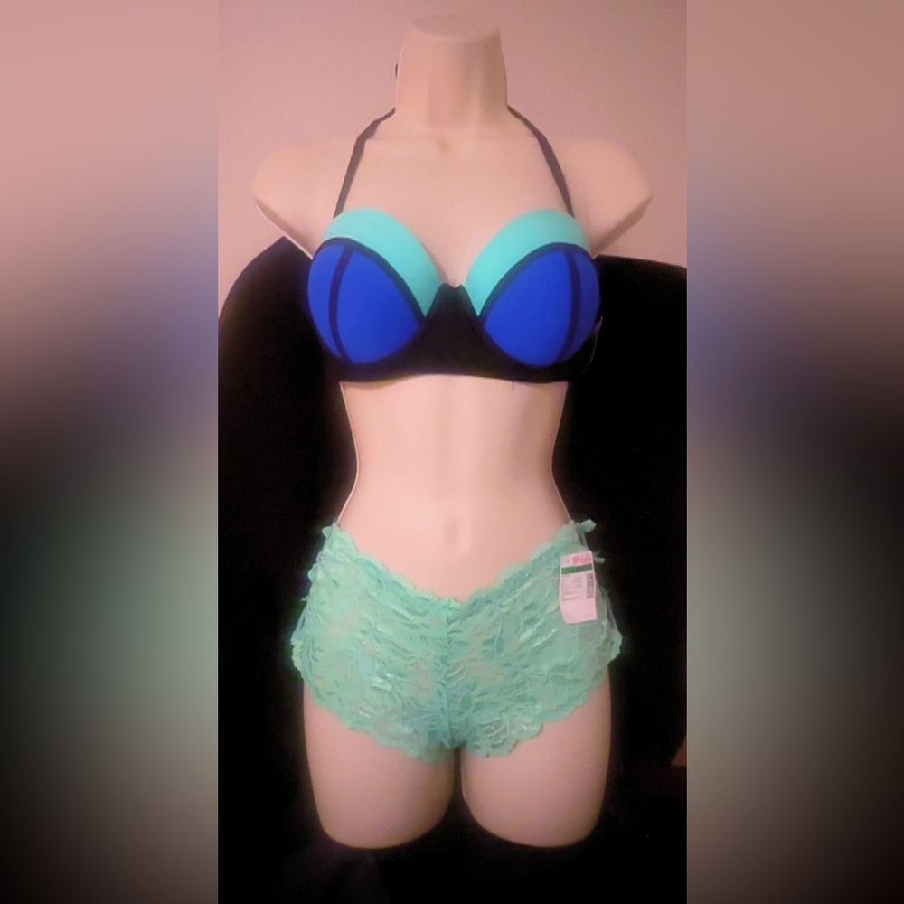 Colorblock Vintage OP swimwear top